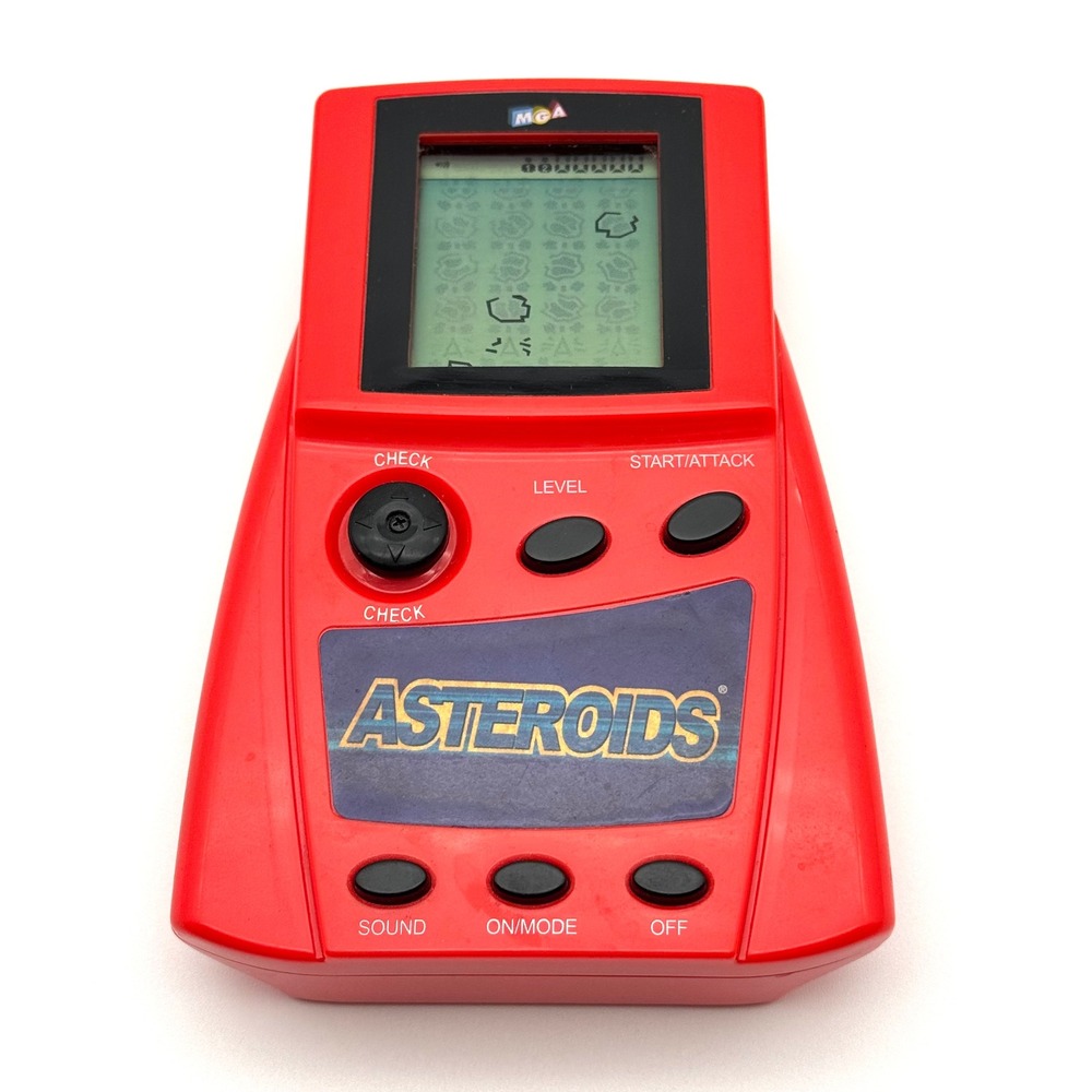 Asteroids‎ Handheld Electronic Game MGA Entertainment Vintage 2001 Tested